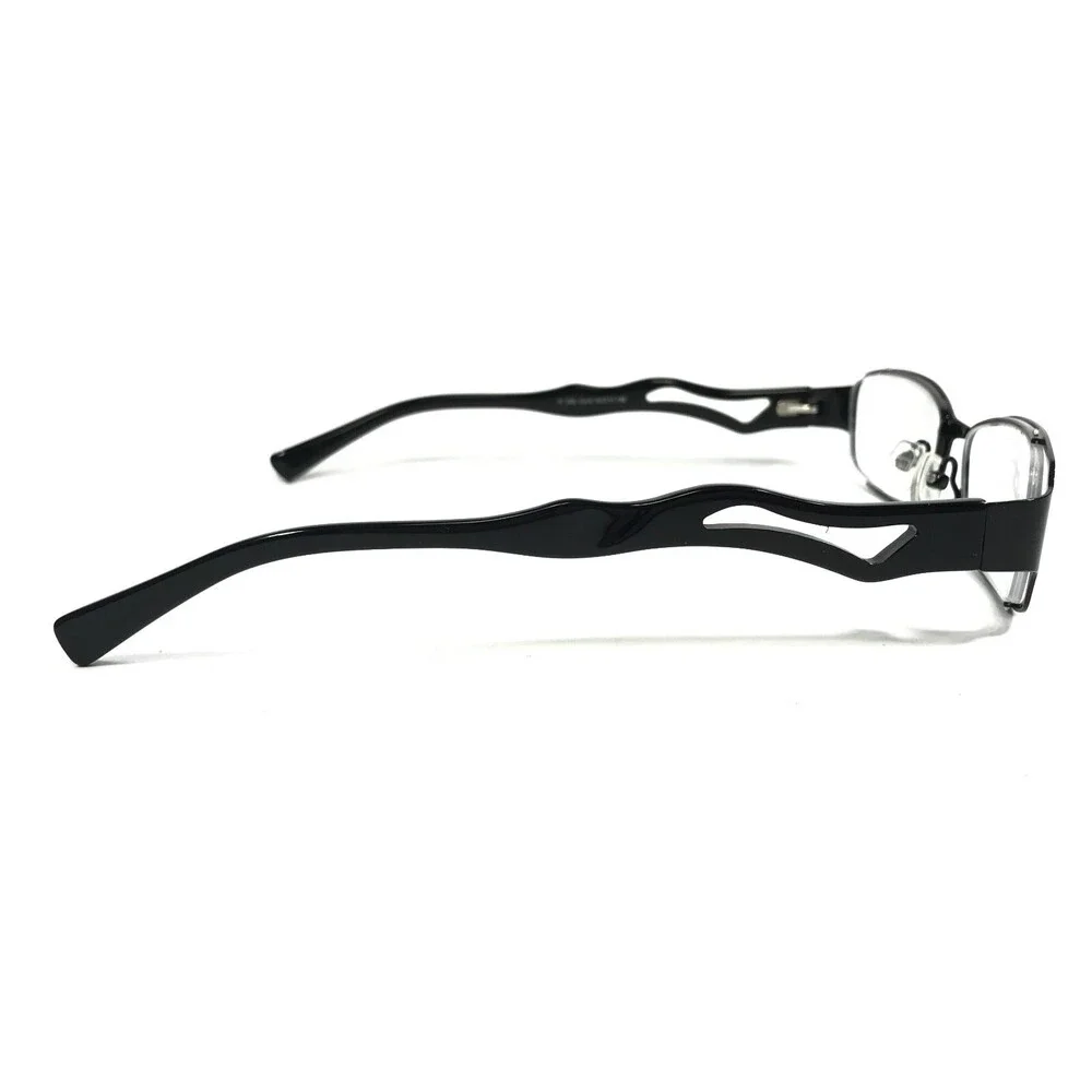 Iyoko-Inyake Eyeglasses Frames IY282 Col.6 Black Rectangular Full Rim 53-17-138